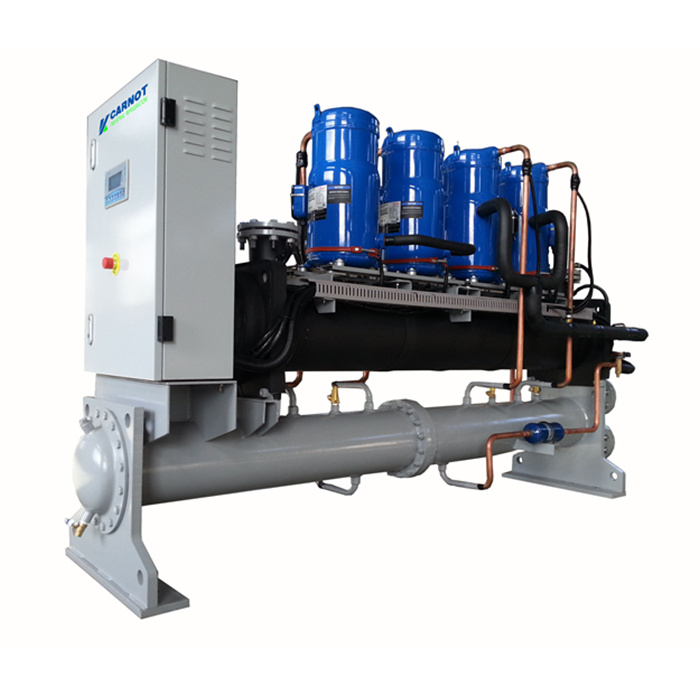 太原工業用冰水機,太原冷卻水循環機,渦旋式水源熱泵機組